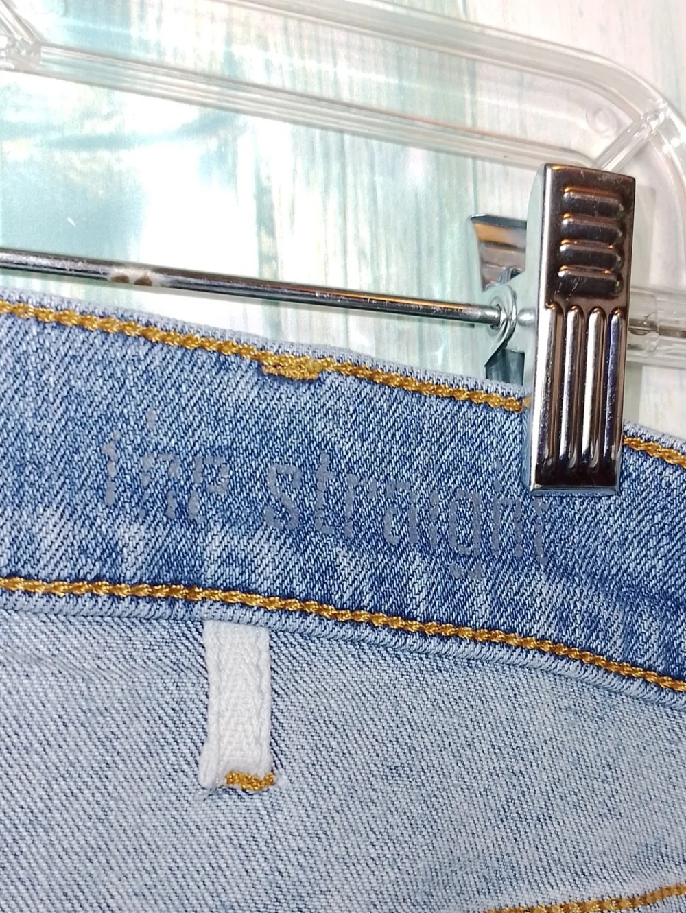 The Straight Light Wash 7 For All Mankind Jeans 38X32